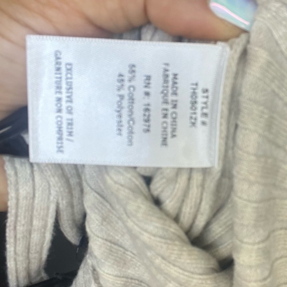 The Range Wool Blended Knit Cropped Corset Tank - Picture 8 of 8